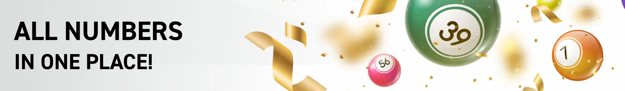 All numbers in one place!