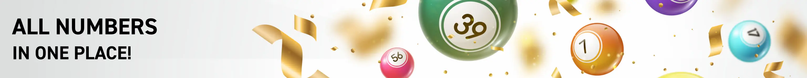 All numbers in one place!